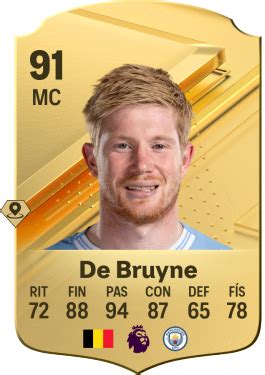 Notas de Jogador de Kevin De Bruyne no EA Sports FC 24 - Electronic Arts