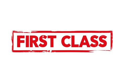 First class stamp PNG and PSD - PSDstamps