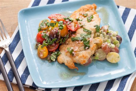 Recipe: Chicken Paillard with Warm Potato Salad - Blue Apron