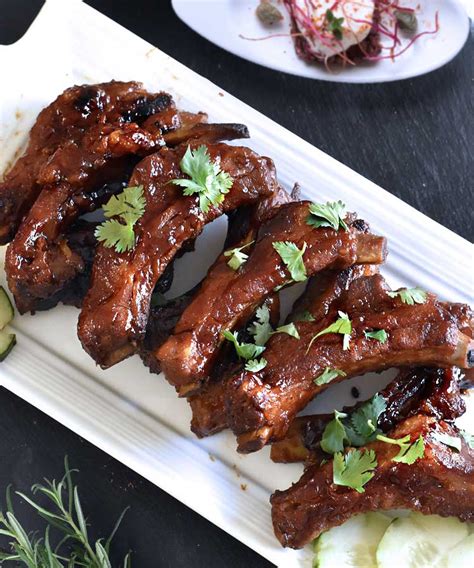 Asian pork ribs | Sticky Pork Ribs - The Fork Bite