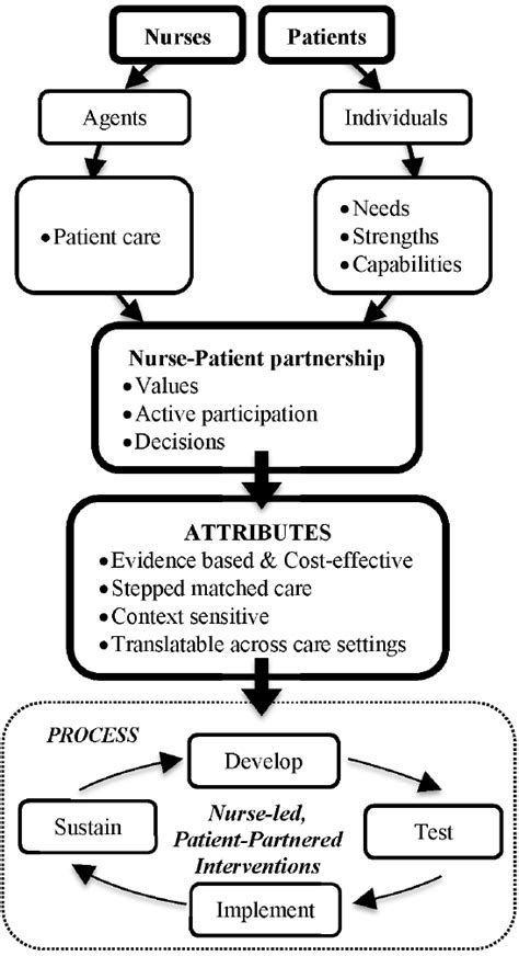 The partnering with patients model of nursing interventions. | Download Scientific Diagram