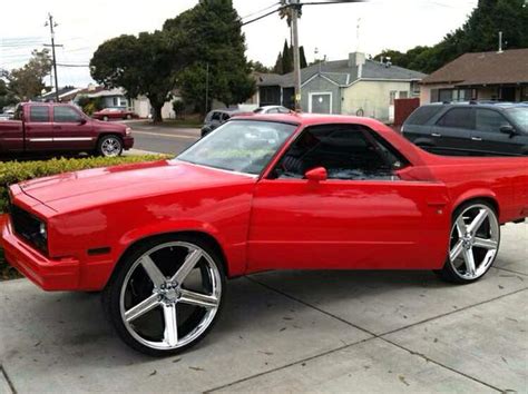 85 El Camino | Custom chevy trucks, Dream cars, Donk cars