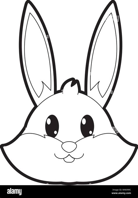 Bunny Face Outline