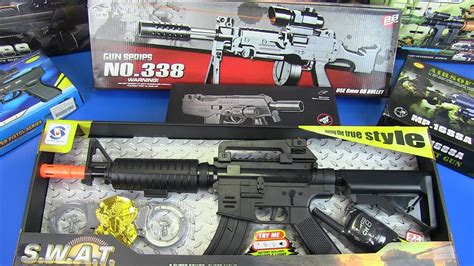 Toys Guns Machine Guns ! Reality Shooting Sound Guns Toys for Kids-Box of Toys - YouTube