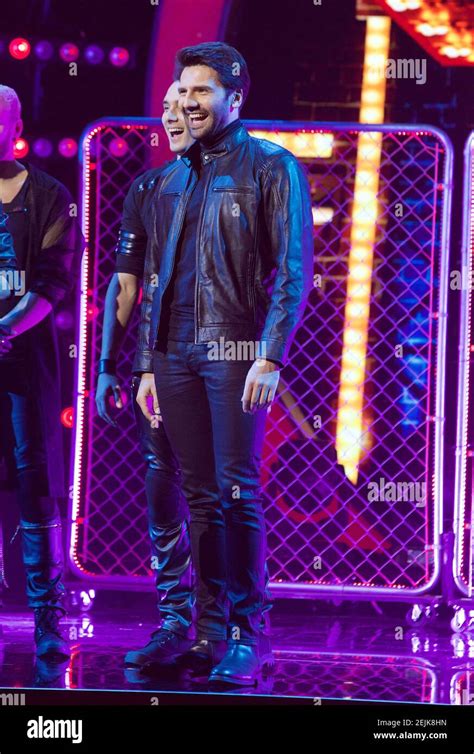 MIAMI, FL - FEB 16: Actor Kaan Urgancioglu is seen during Mira Quien Baila All Stars Semifinals ...