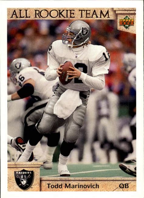 1992 Upper Deck #31 Todd Marinovich ART - NM-MT