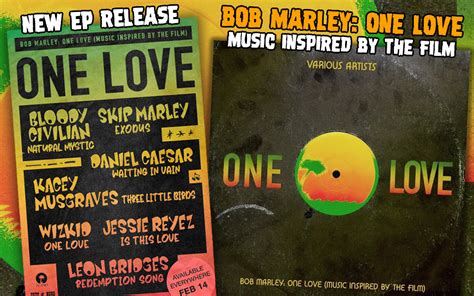 New EP Release - Bob Marley: One Love (Music Inspired By The Film)