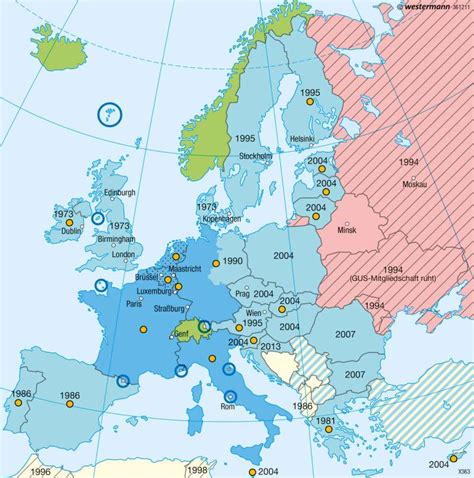 Eu Länder Karte - Rurradweg Karte