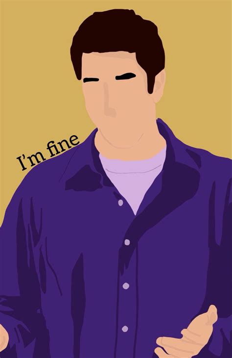 Friends tv show ross geller illustration | Drawings of friends, Ross geller, Friends tv show