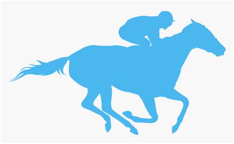 Transparent Horse Racing Silhouette Vector, HD Png Download - kindpng