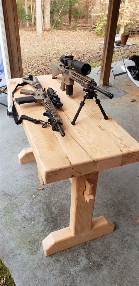 New homemade reloading/gunsmithing workbench. stain or leave in the white? | Sniper's Hide Forum