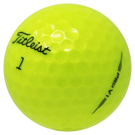 Titleist Pro V1 2019 Yellow used golf balls | Lostgolfballs.com