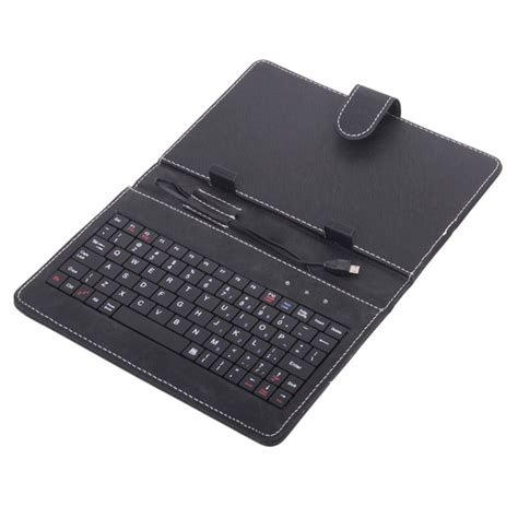 Mini USB Keyboard + Micro USB Cable M / F for 7 inch Tablet PC - Black ...