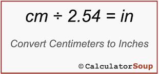 cm to inches (cm to in) | centimeters to inches