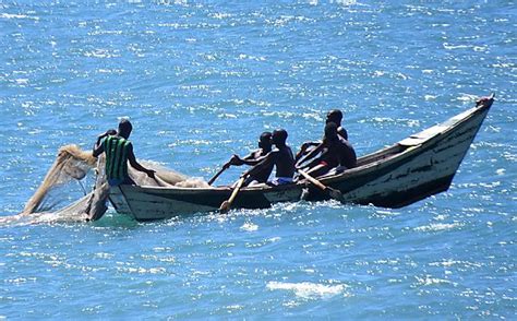 Fishermen on Lake Malawi photo, Monkey Bay Malawi Africa