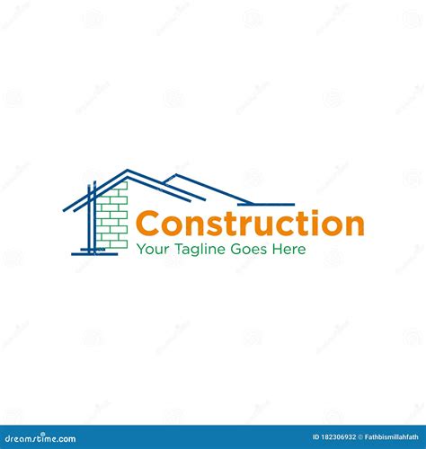 Construction Company Logo Design Vector Template. Building Company Icon Stock Illustration ...