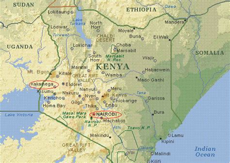 Kakamega Kenya Map