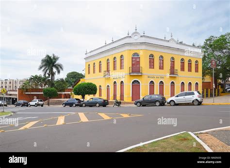 Campo Grande, Brazil - February 24, 2018: Historic building from Campo Grande MS called Morada ...