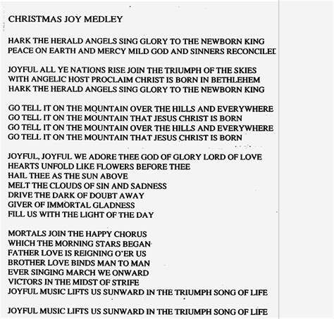 EIS ELEMENTARY CHOIR : Christmas Joy Medley (lyrics)