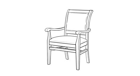 Chair Line Drawing at PaintingValley.com | Explore collection of Chair Line Drawing