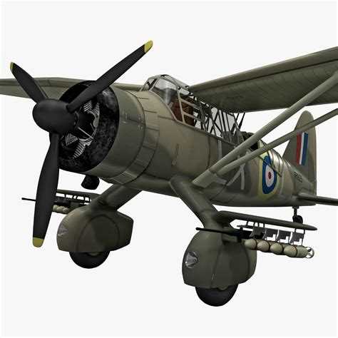 3d model westland lysander british wwii