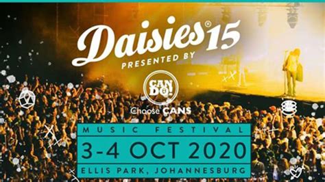 Rocking The Daisies Johannesburg [CANCELED] 2020 Lineup - Oct 3 - 4, 2020