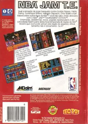 NBA Jam - Tournament Edition (World) ROM for Sega Genesis(Mega Drive) | Download ROM