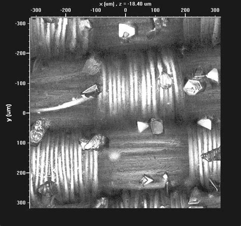 a) CLSM image of Ammonium perchlorate crystals deposited on black... | Download Scientific Diagram