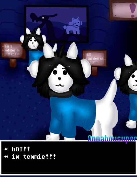 [FANART](Undertale)Temmie Village by Annabousuper on DeviantArt