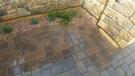 Removing paint stains from concrete pavers - YouTube