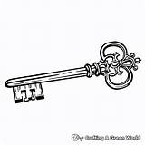 Key Coloring Pages  Free & Printable sketch template