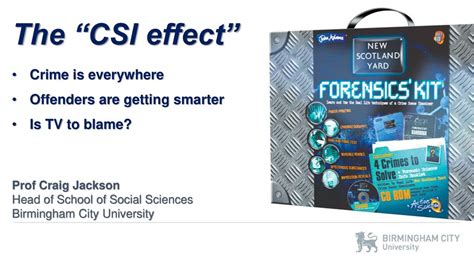 The “CSI effect” Crime is everywhere Offenders are getting smarter - ppt download