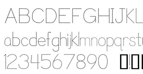 Trace Font for Kids Font Download Free / LegionFonts