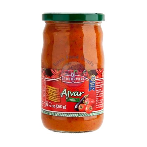 Podravka Ajvar Mild Relish (690G) - Euro Food Deals