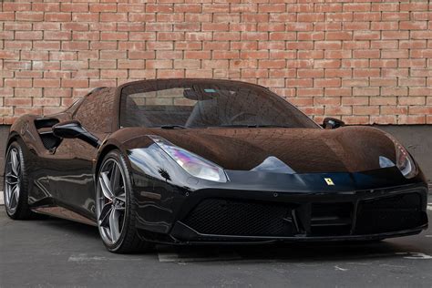 Ferrari 488 Spider Black - Premier Auto Los Angeles