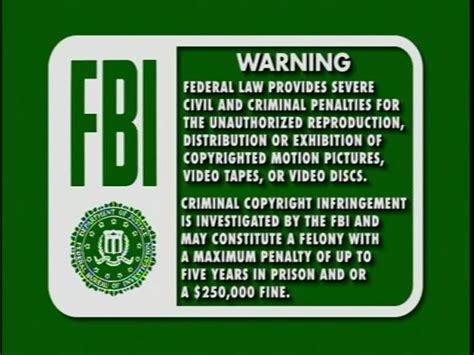 Image - BVWD FBI Warning Screen 5a2.jpg - The FBI Warning Screens Wiki