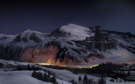 Snowy Castle by gerezon on DeviantArt