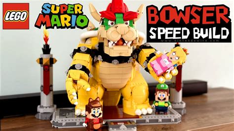 LEGO Super Mario : The Mighty Bowser - Speed Build - YouTube