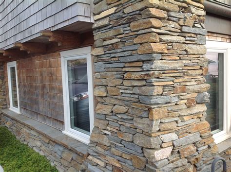 Exterior Stacked Stone Veneer Panels