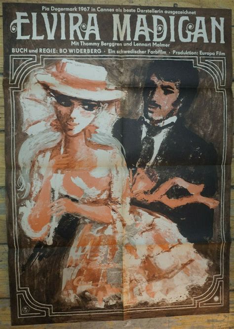 Elvira Madigan, Pia Degermark, East Germany Movie Poster, 1967 84 X 59 Cm 2333 Inch - Etsy UK