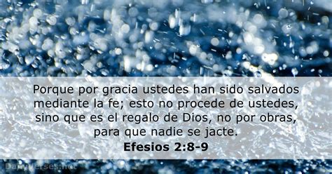 Efesios 2:8-9 - Versículo de la Biblia - DailyVerses.net