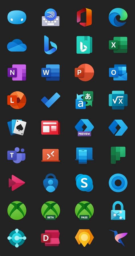 This is how microsoft designed its new colorful windows 10 icons – Artofit