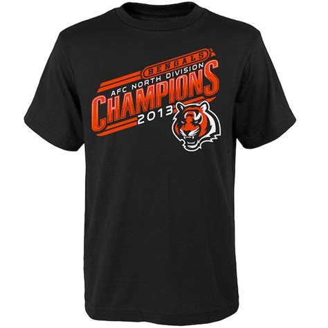 Cincinnati Bengals 2013 AFC North Division Champions Youth Sharp Blades T-Shirt - Black