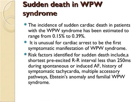 Wpw syndrome