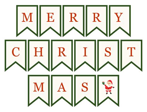 Merry Christmas For Letters - 15 Free PDF Printables | Printablee