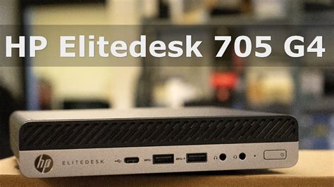 HP Elitedesk 705 G4 USFF Benchmark and review - YouTube