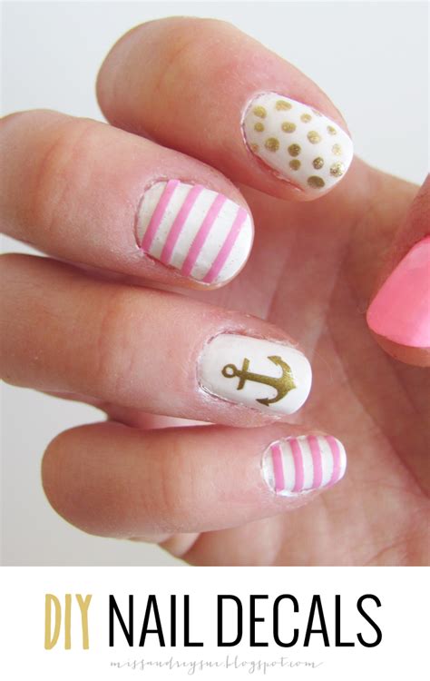 DIY: nail art decals + silhouette file | Miss Audrey Sue