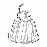 Jello Coloring Page sketch template
