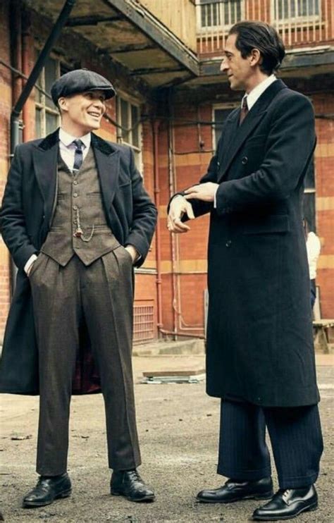 Cillian Murphy and Adrien Brody - Peaky Blinders BTS 💙 | Peaky blinders ...