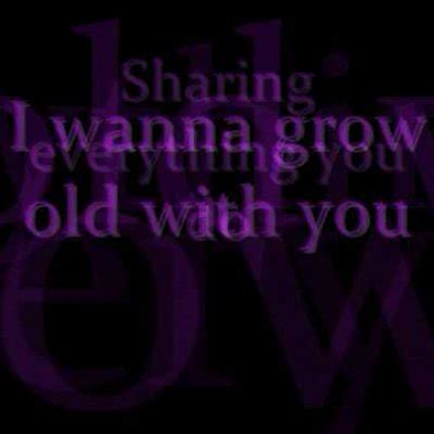 I Wanna Grow Old With You Lyrics Westlife